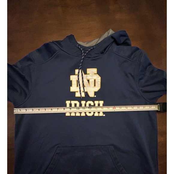 Notre Dame Fighting Irish Hoodie Mens XL NCAA Football Navy Blue Camo Fanatics - Picture 5 of 8
